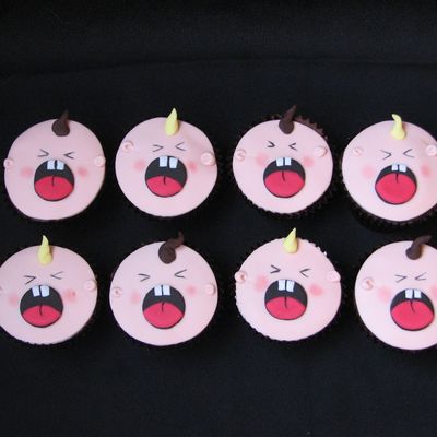Crying Baby Cupcakes