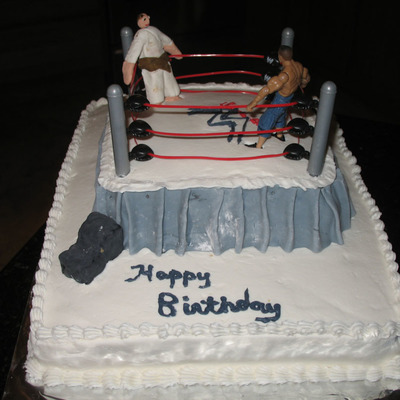 Wrestling Cake