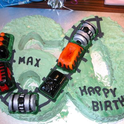 60Th Birthday Train Cake