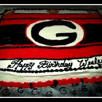 Bulldog Birthday Cake