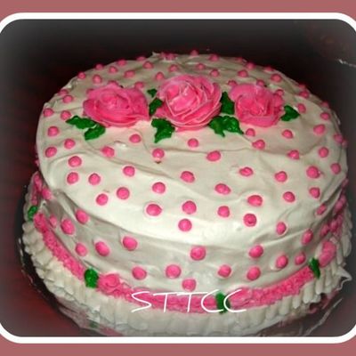 Pink And White Polka Dots