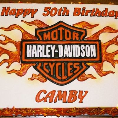 Harley Davidson Cake