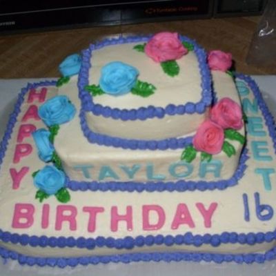 Sweet 16 Birthday Cake