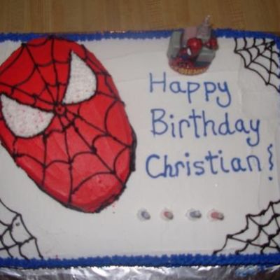 Spiderman Birthday Cake