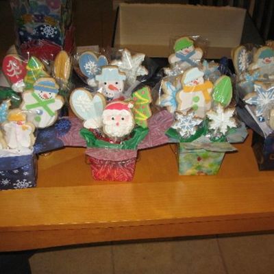 Christmas Cookie Bouquets