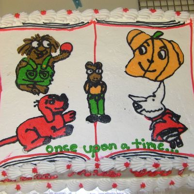 Character Book Cake