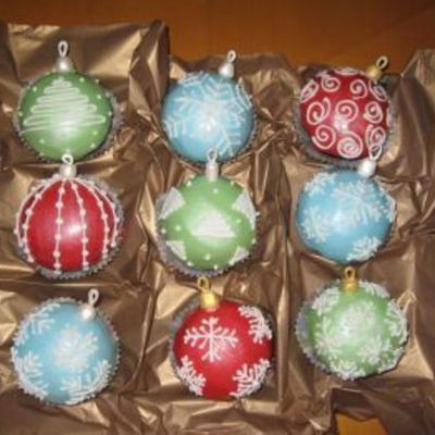 Cupcake Ornaments