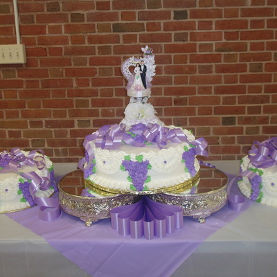 Purple Wedding Cake