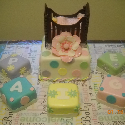 Pastel Dots With Baby