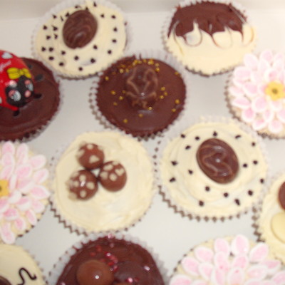 Chocolate And Vanilla Cupcakes