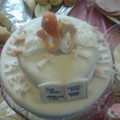 Joint Baptism Cake