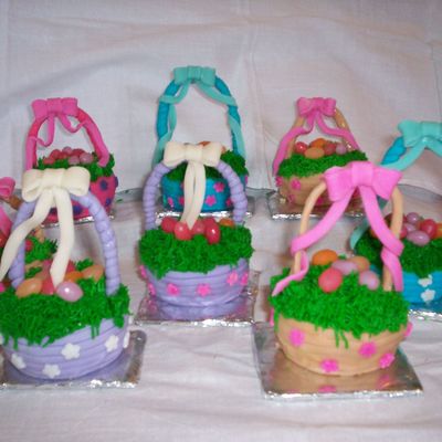 Cupcake Easter Baskets