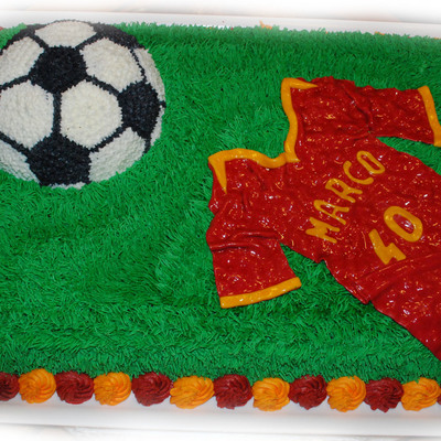 Torta Campo Di Calcio Della Roma