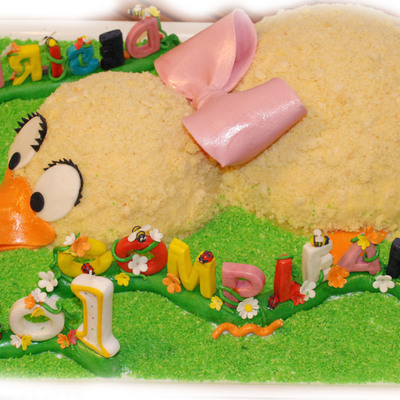 Paperotto Con Fiocco Rosa