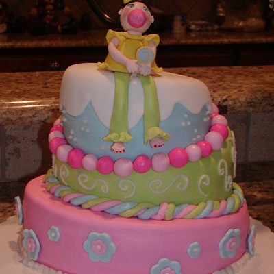 Bubble Gum Girl Cake