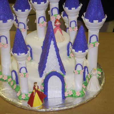 Princess Castle Cake