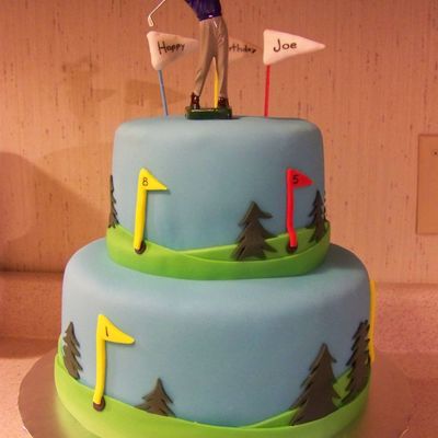 Joe's Golf Birthday Cake