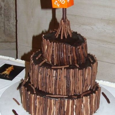 Aggie Bonfire Groom's Cake