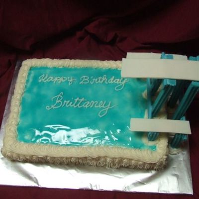 Diving Board Cake