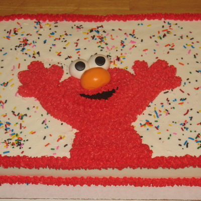 Elmo Sheet And Smash Cake