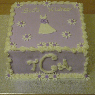 Amber's Bridal Shower Cake