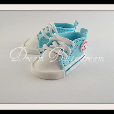 Practice Gum Paste Baby Shoes