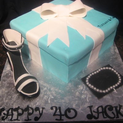 Tiffany Box Cake