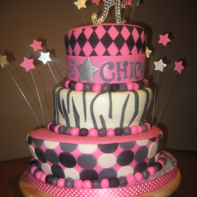 Topsy Turvy Birthday Cake