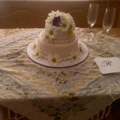 Cream Wedding Cake #2