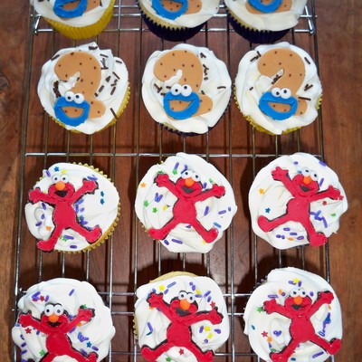 Sesame St Cupcakes