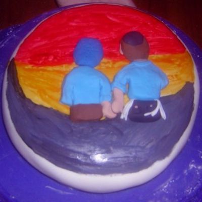 Mom And Dad's Anniversary Cake