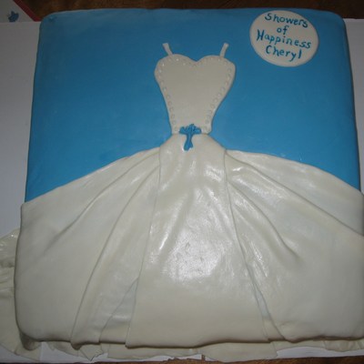 Bridal Dress Cake