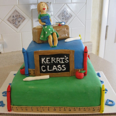 New Teacher Graduation Cake