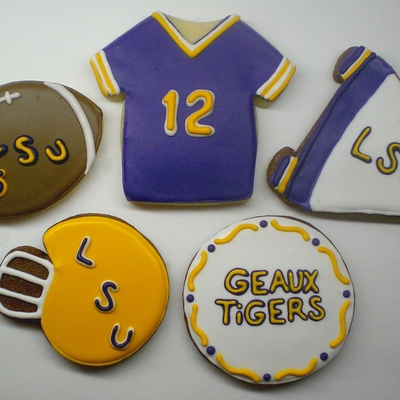 Lsu Football Cookies
