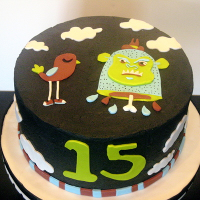 Mighty Boosh Birthday Cake