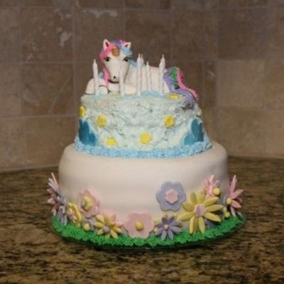 Unicorn Rainbow Cake