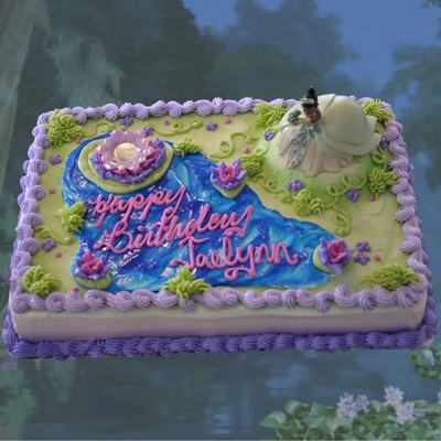 Princess And Frog Cake