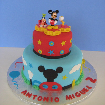 Mickey Mouse Birthday Cake