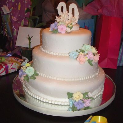 90Th Birthday Cake