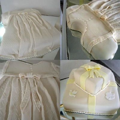 Christening Gown Collage