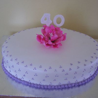 40Th Birthday Cake