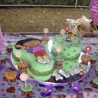 Dora Birthday Cake