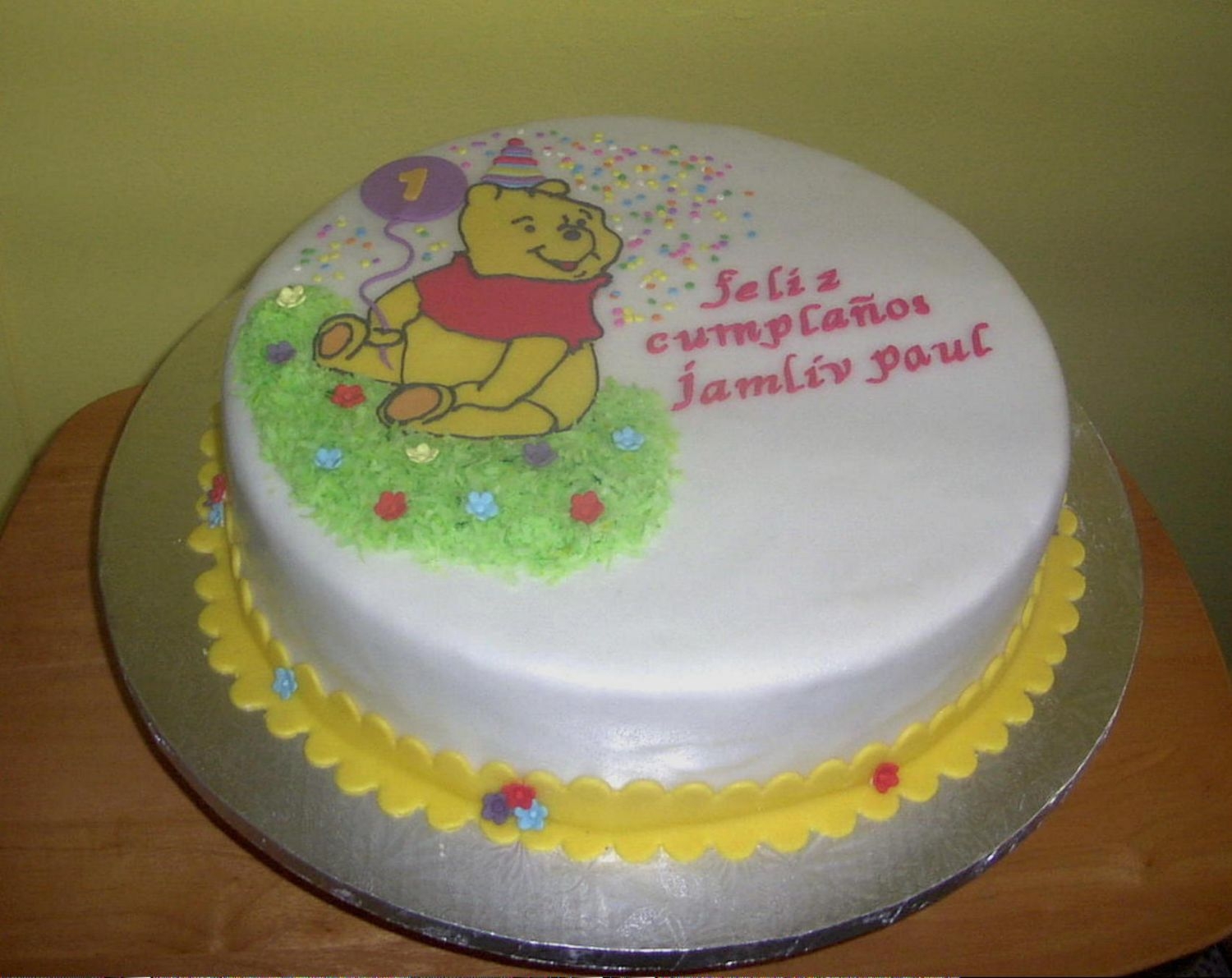 Winnie The Pooh 1 Yr Old