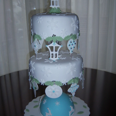 Christmascake With Ornaments