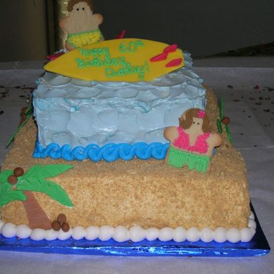 Man's Luau Cake