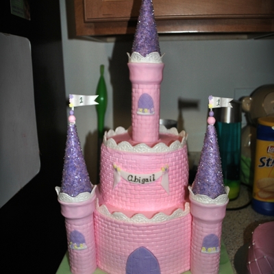 Princess Castle Cake