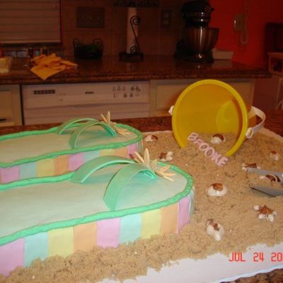 Flip Flop Cake