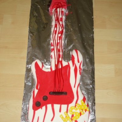 Hsm Guitar Cake 7Th Birthday
