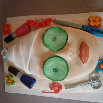 Spa Birthday Cake