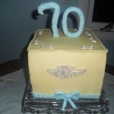 70Th Birthday Cake